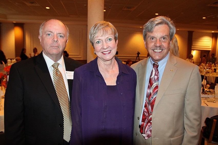 George Schofield with Lynn and Dr. Arthur Guilford