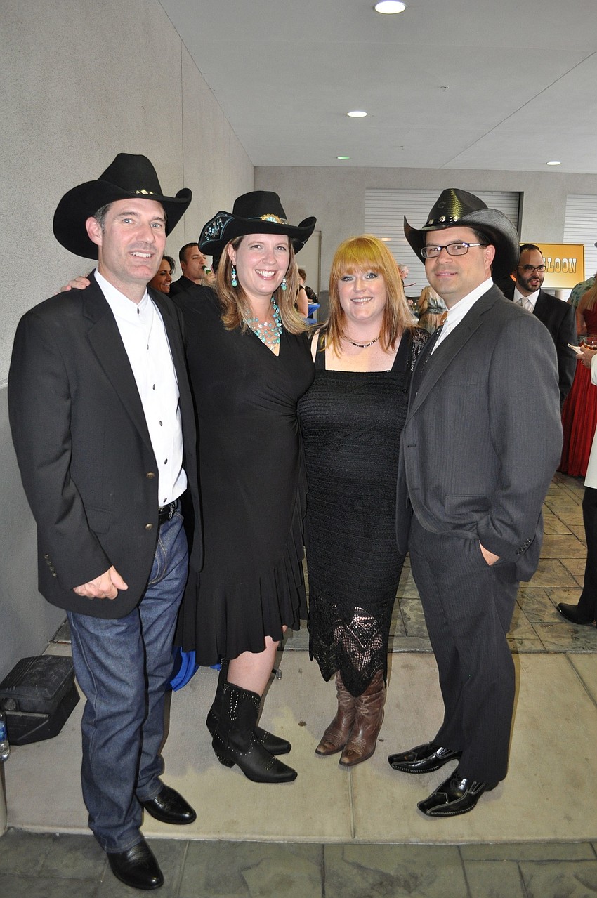 Matthew and Jennifer Archangeli with Stephanie and Jamison Eige