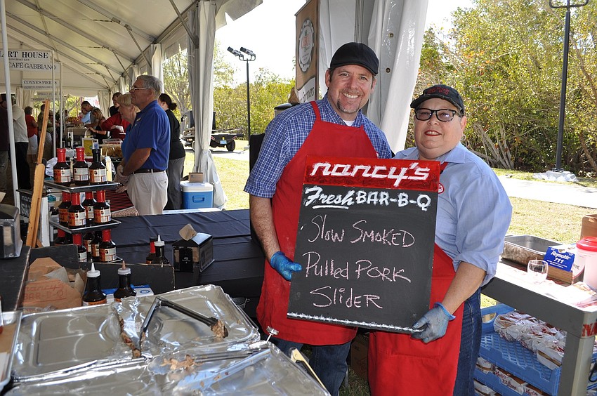 Jim Kelly and Nancy Krohngold of Nancyâ€™s BBQ