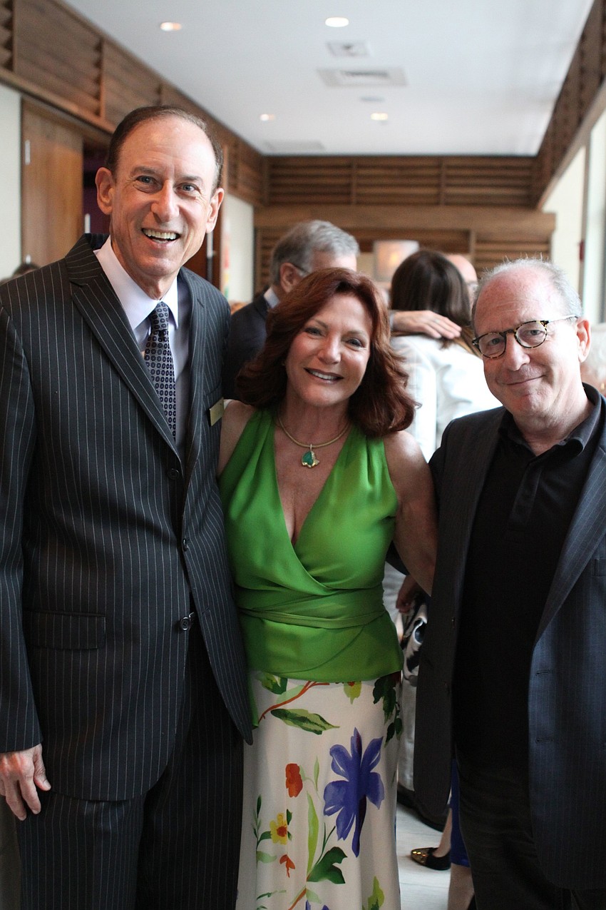 Larry Bold and Carol White Bold with guest speaker Jerry Saltz