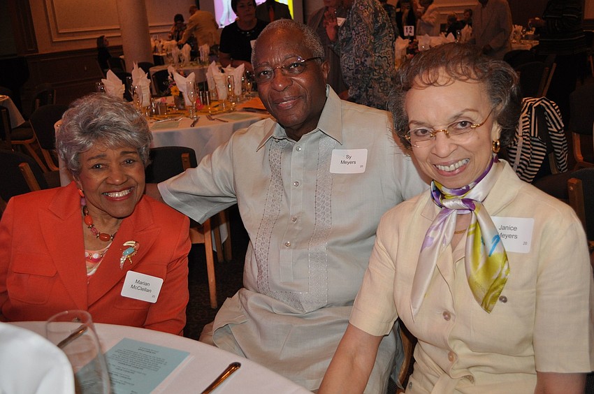 Marian McClellan with Sy and Janice Myers