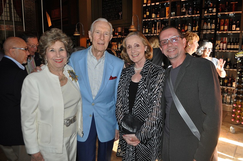 Mort and Carol Siegler with Margaret Barbieri and Iain Webb