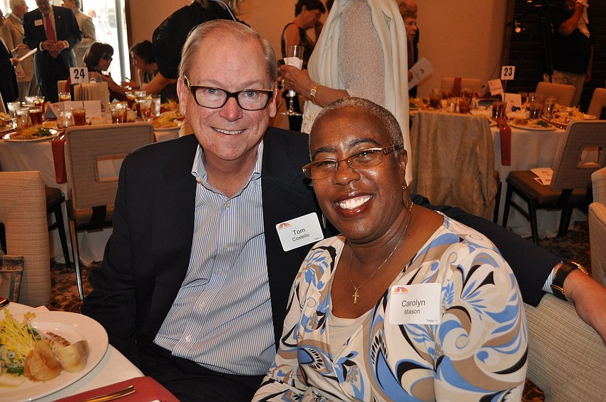 Tom Costello and Carolyn Mason