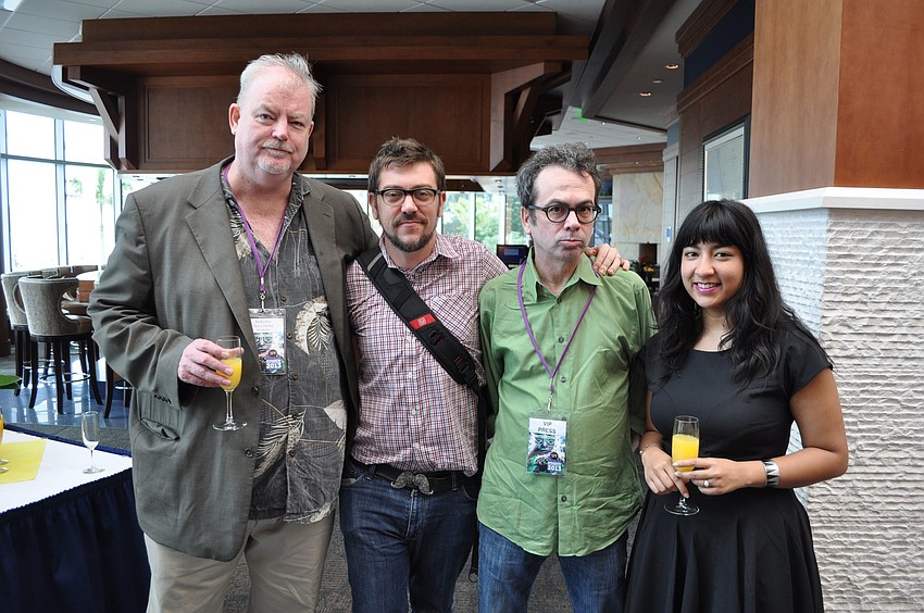 Steve Dollar, Aaron Hillis, Ray Pride and Farihah Zaman