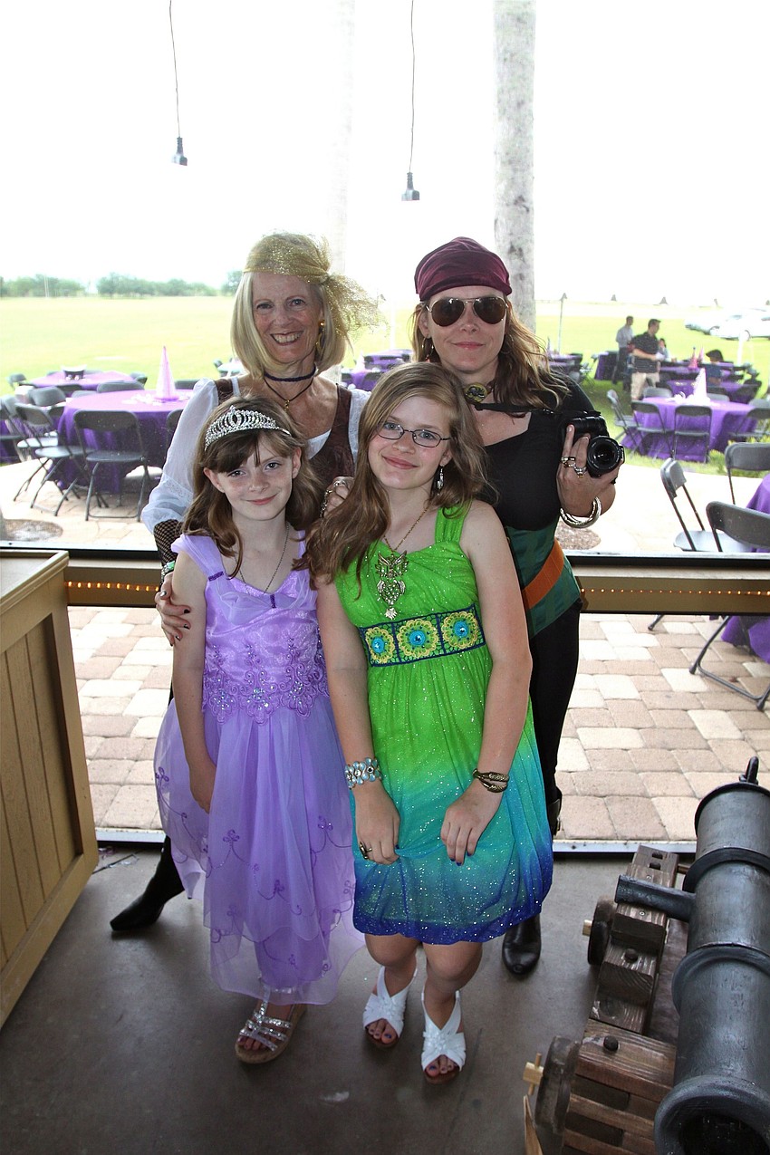 Jan West and Samantha West with Delaney West, 11, and Makenna West, 8.