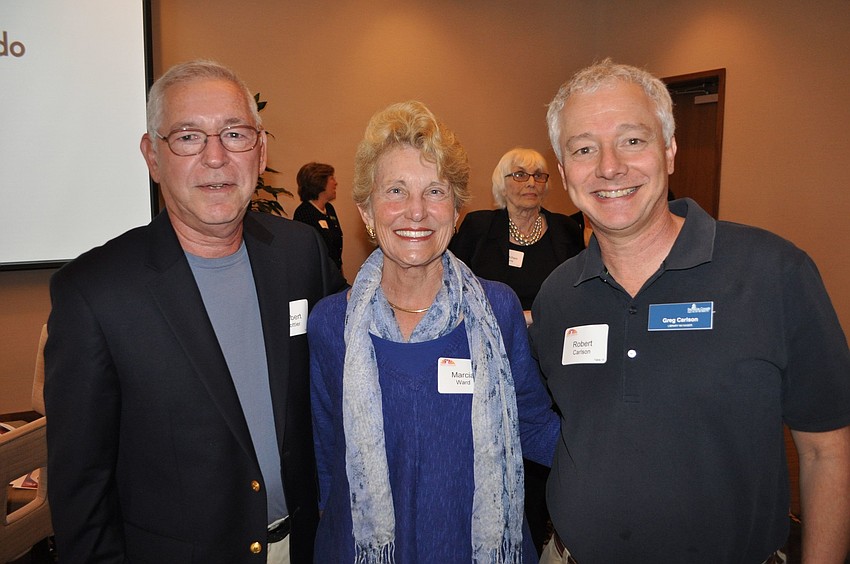 Robert Fottler, Marcia Ward and Greg Carlson