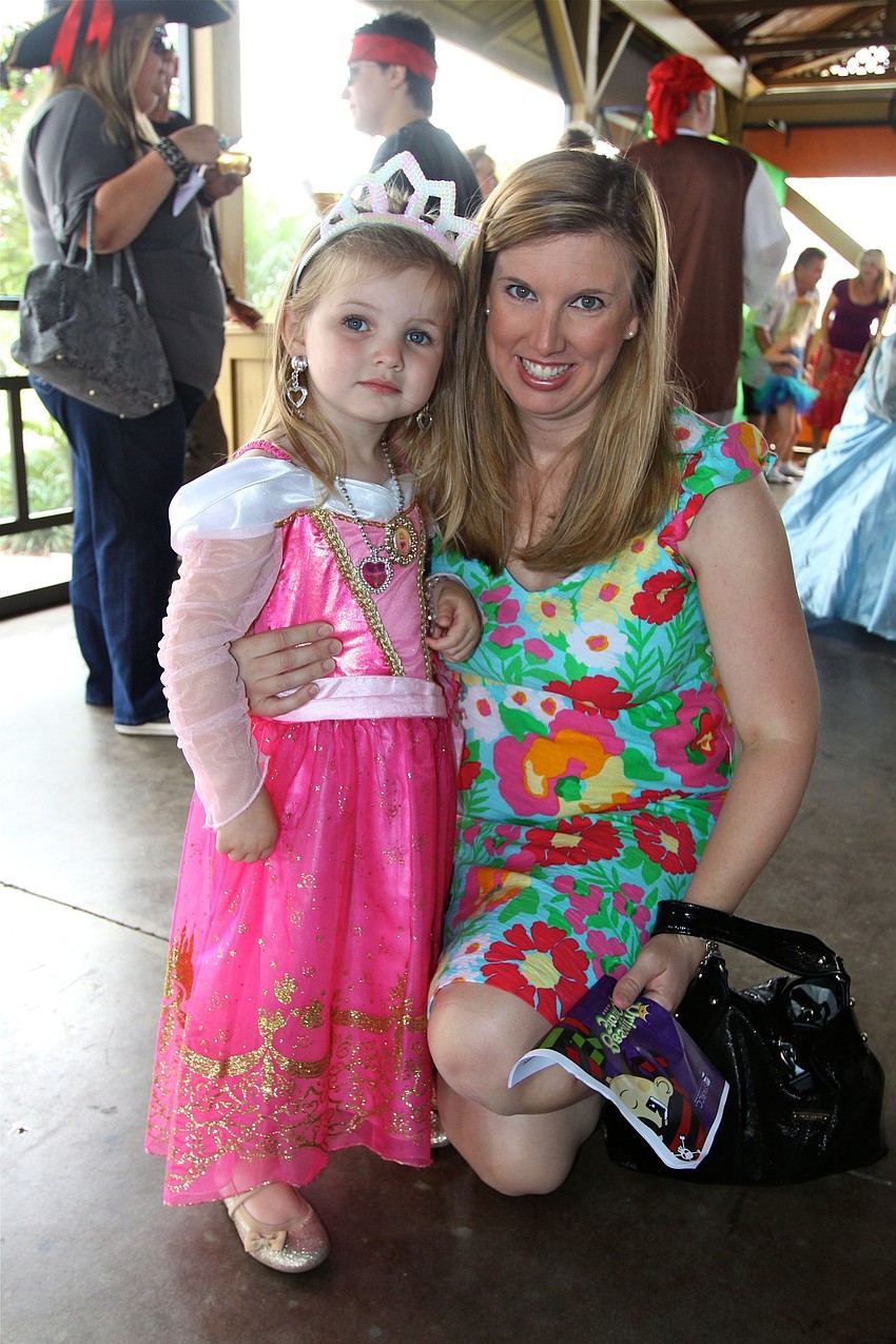 Olivia Gambert, 3, and Amanda Gambert