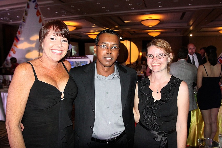 Shelly Bush with Peter and Michelle Somaroo