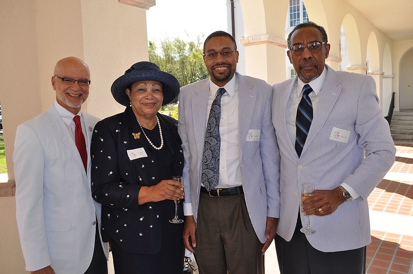 Steve Miles, Dr. Lou Bertha McKenzie-Wharton, Joseph Wharton and Dr. Richard Wharton