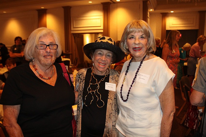 Maureen Simmons, Mimi Edlin and Gloria Moss