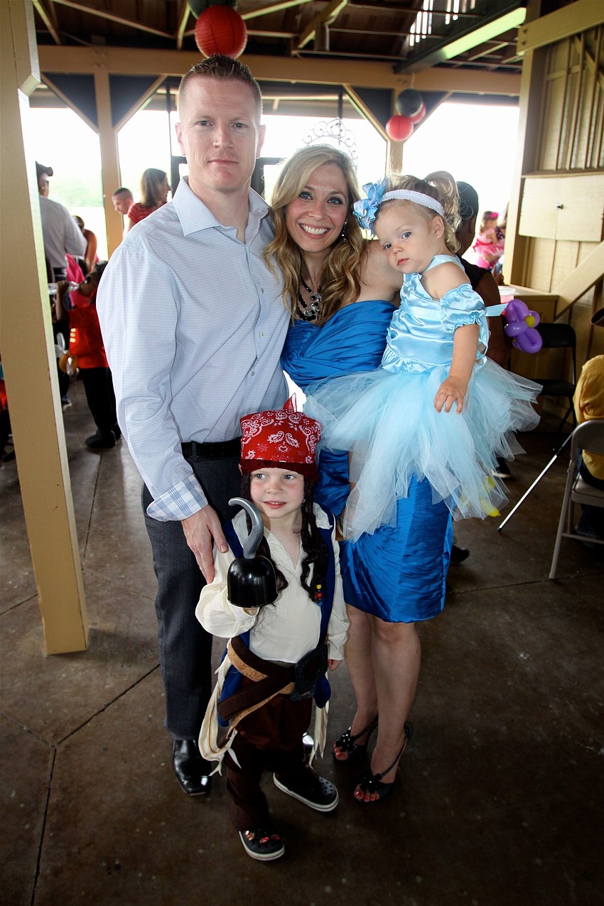 Kevin and Denise West with their children Kayden, 4 Â½, and Kylie, 18 mos.