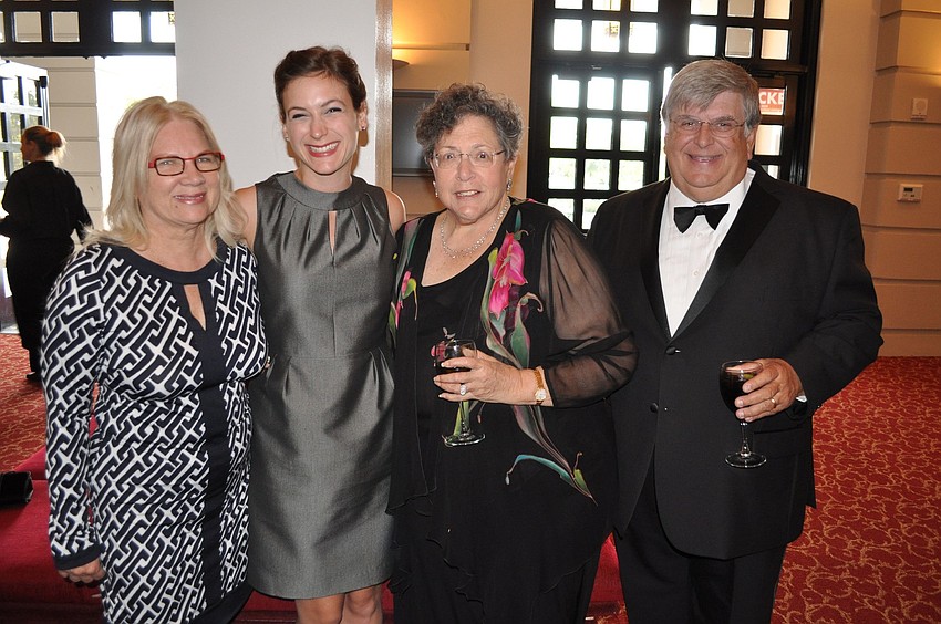 Linda Beavers, Sarah Brown, Judy Zuckerberg and George Kole