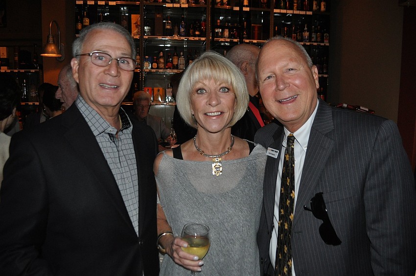 Larry and Debbie Haspel with Scott Anderson