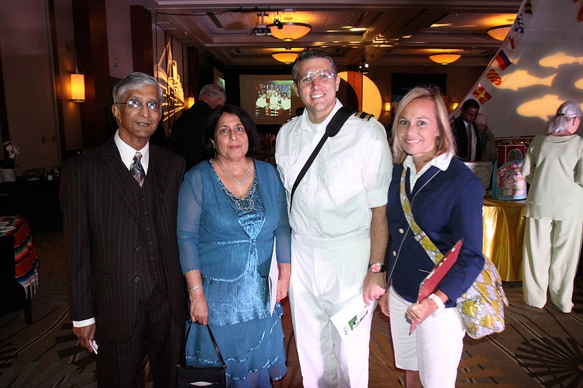 Aziz and Mumtaz Juna with Nathan and Molly Johnson