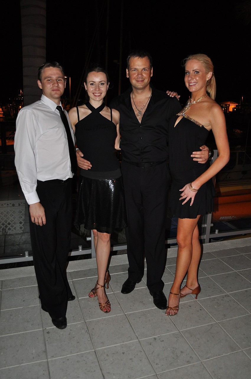 Professional dancers from Empire Ballroom were brought in to dance with the guests.