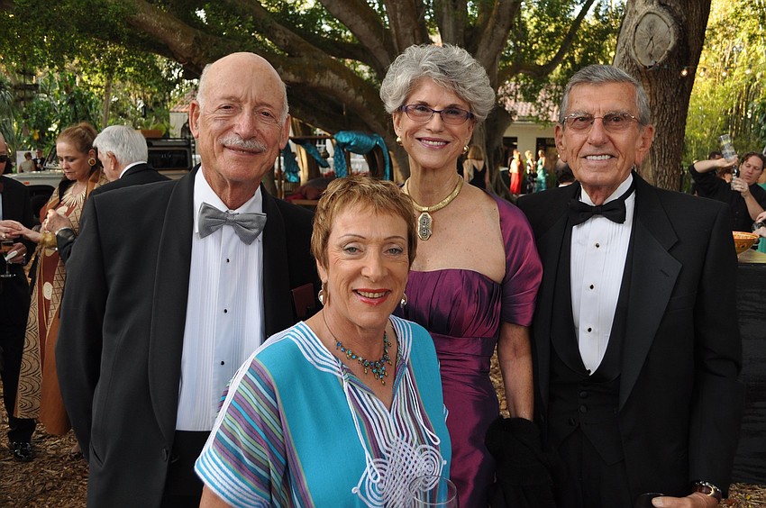 Elli and Linda Streit with Sarah and George Pappas