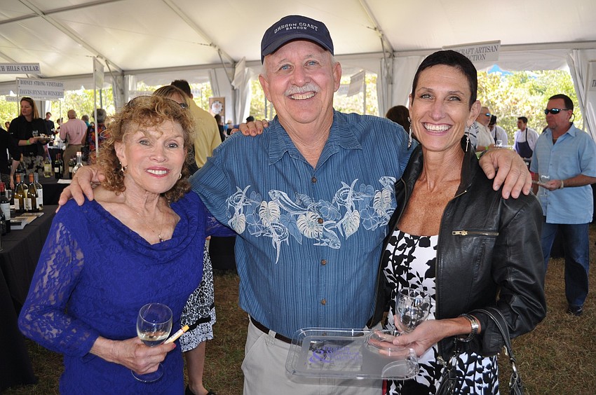 Doris Lovell, David Burke and Tina Pontoni