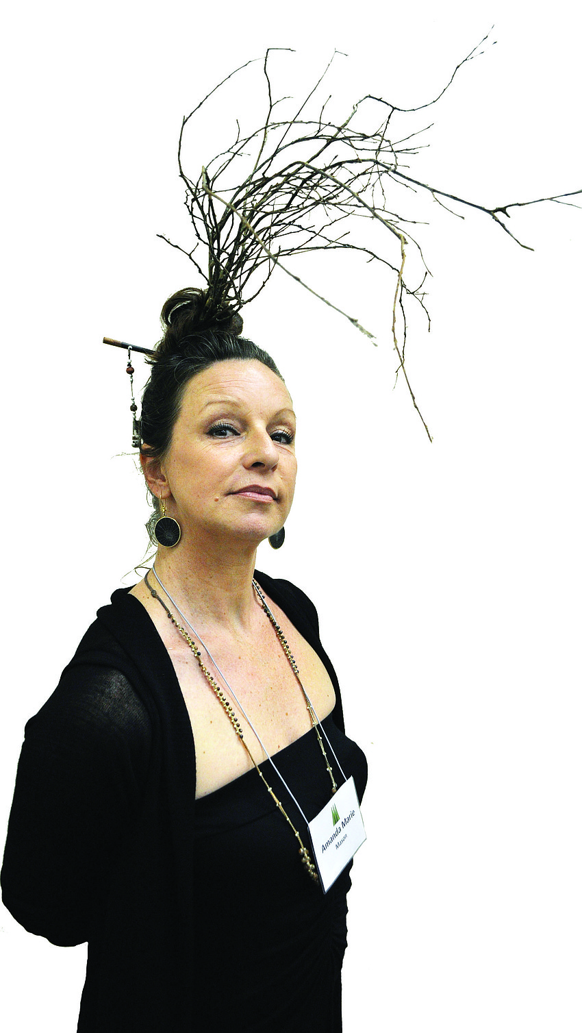 Amanda Marie Mason at Sarasota Museum of Art/SMOA Jan. 20, on the grounds of Sarasota High School.