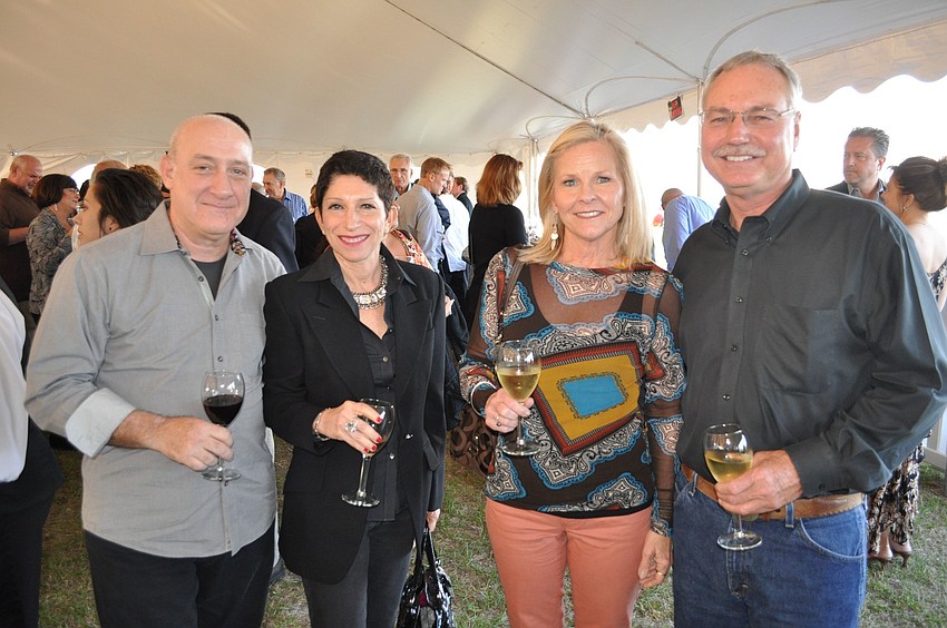 Dennis Rees and Felice Schulaner with Katie and Peter Hayes