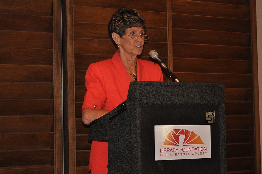 Shannon Staub, president of Library Foundation for Sarasota County.