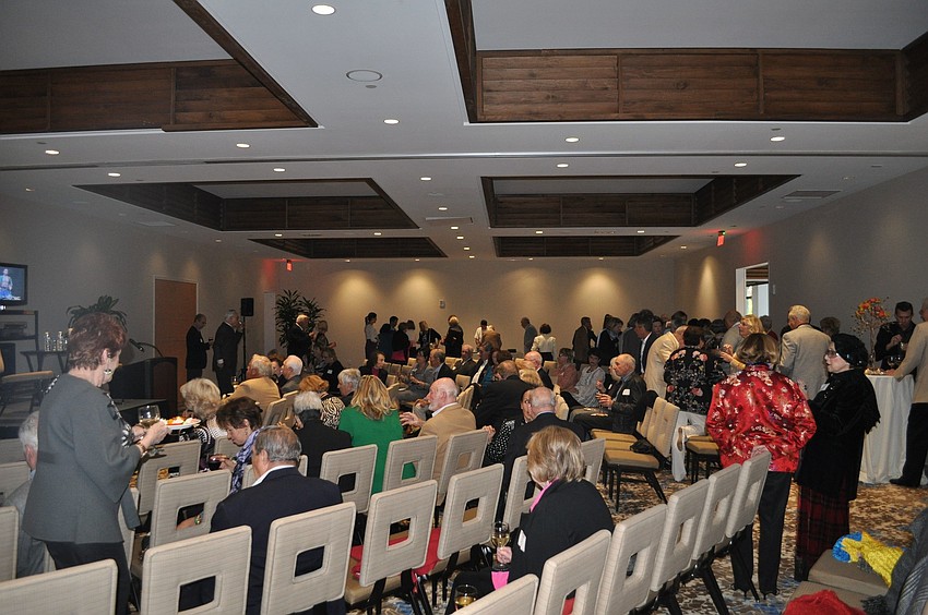 The event was held at Louies Modern, however the restaurant is not quite ready and the owners had to bring food over from Libbyâ€™s.