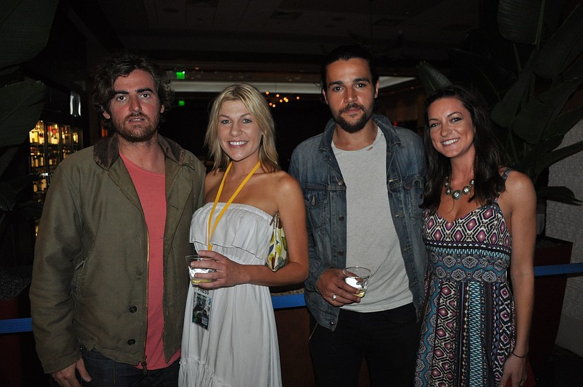 Carlos Puga, Brittany Bedford, Christopher Abbott and Chelsea Roberts