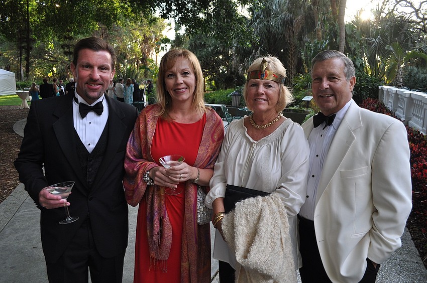 Patrick and Jane Del Medico with Elaine and Dave Bustard