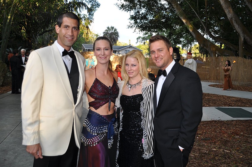 Eric Massey, Sarah Lancaster with Marie and Larry Bowman