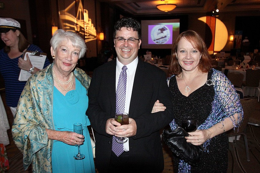 Sharon Madigan with Eric and Tina Gilbert