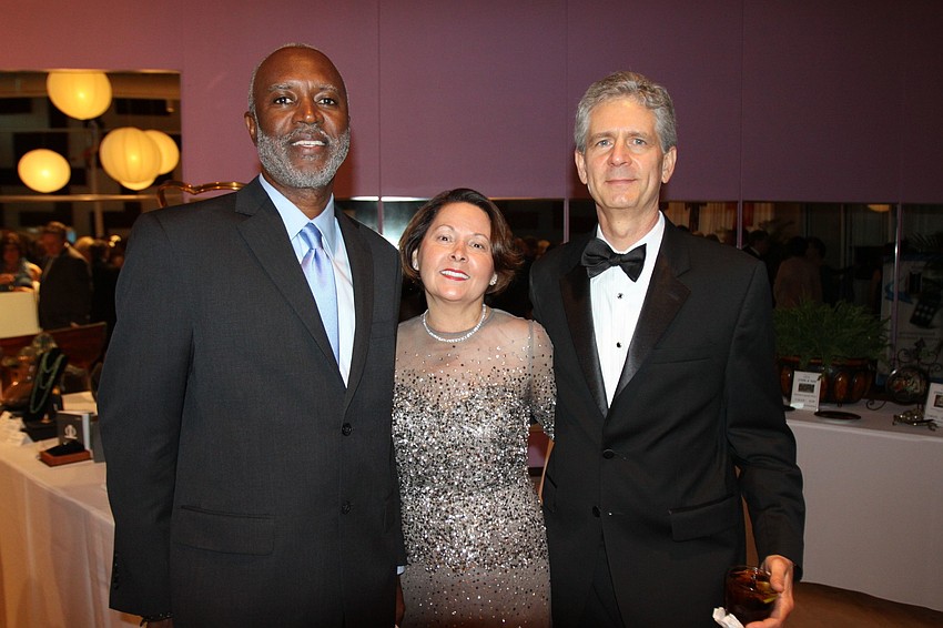 Louis Robison with Kathy and Ric Coffey