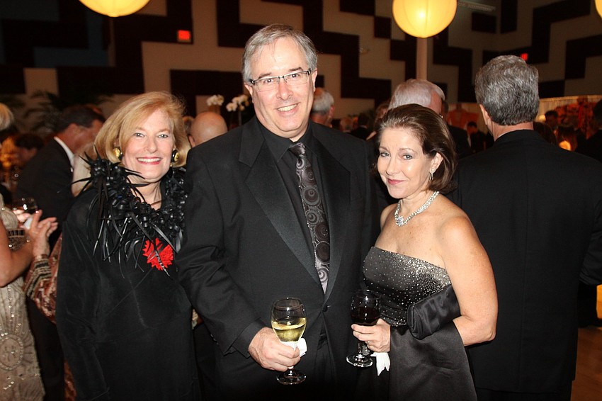 Ellen Berman with Chris and Patricia Caswell