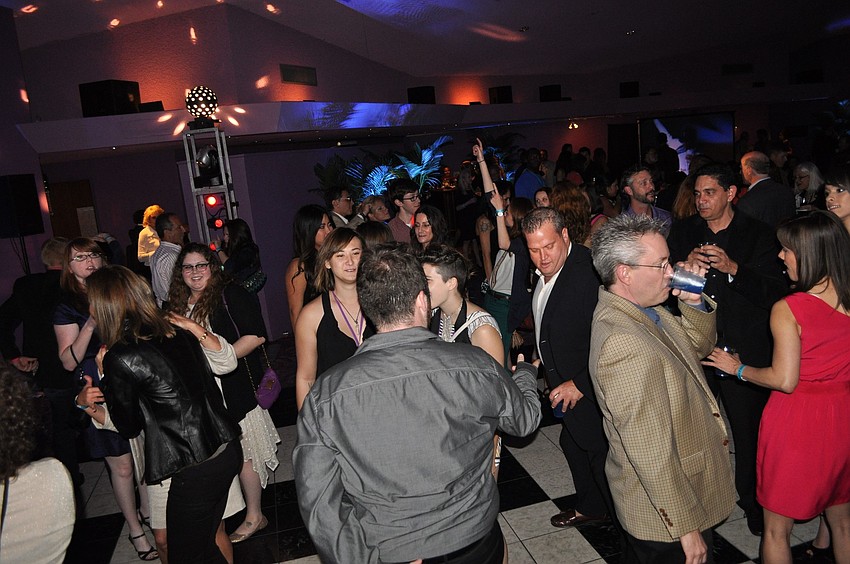 People had fun shaking it up on the dance floor.
