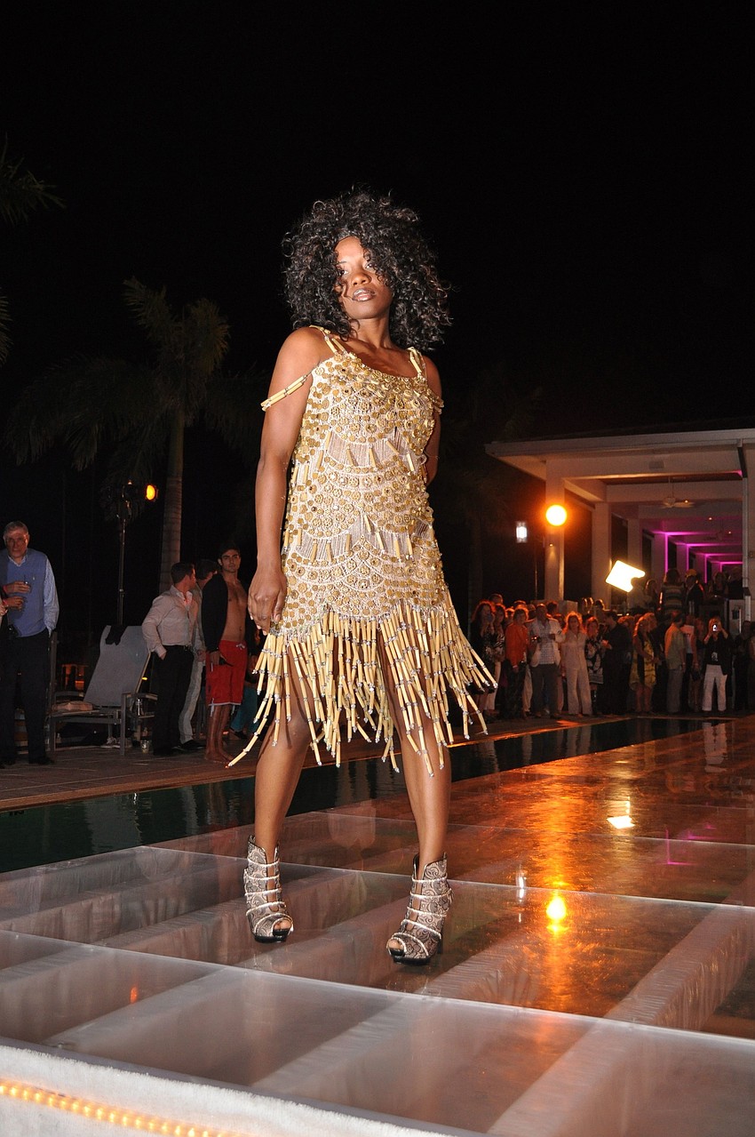 iConcept models held a mini fashion show during Cinema Tropicale.