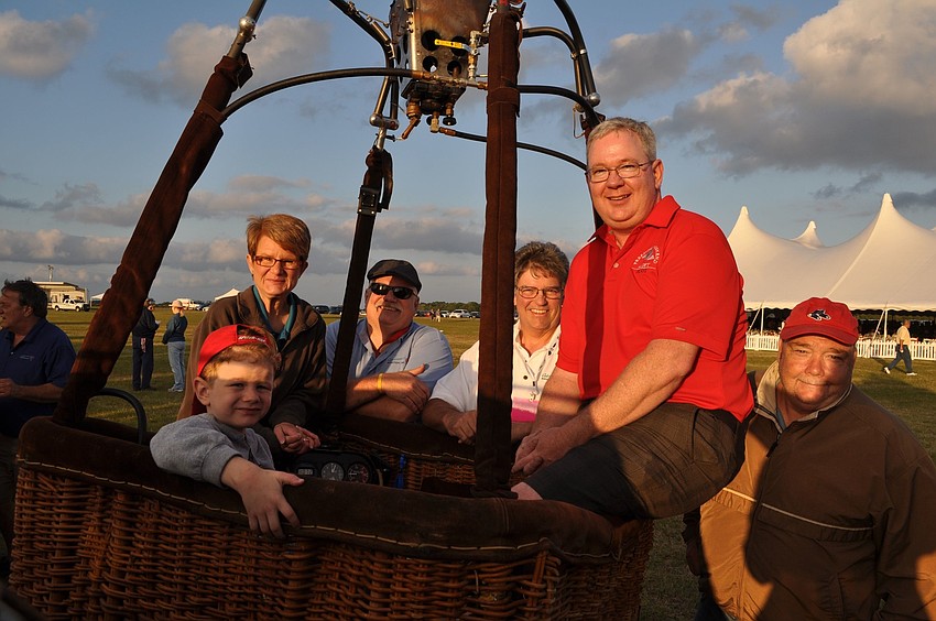 Cooper Clark, 6, Christie Clark, Greg McCarty, Steve Stokoe, Roger Clark and Bob McKenna