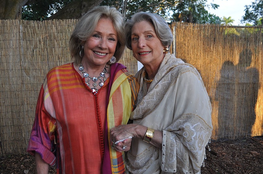 Adrienne Vittadini and Michael Saunders