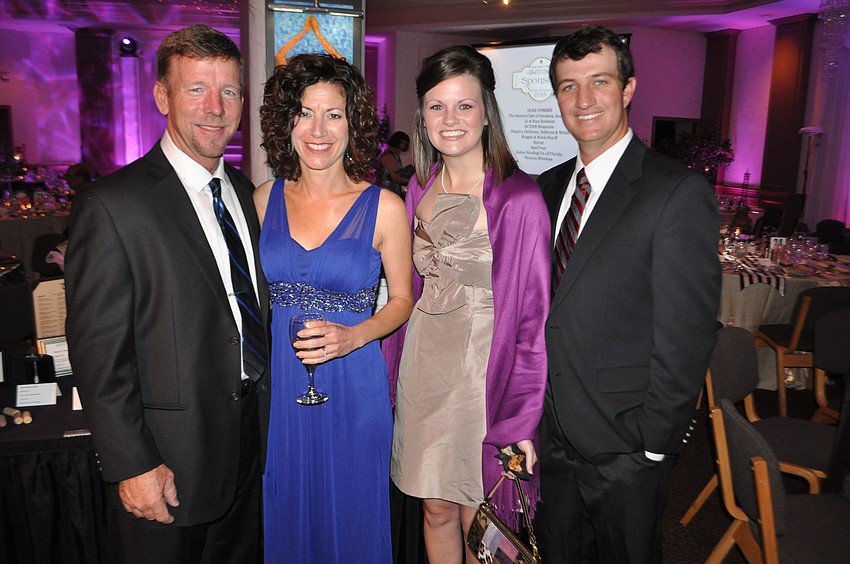 Kevin and Julie Stanaland with Elizabeth and David Fleming