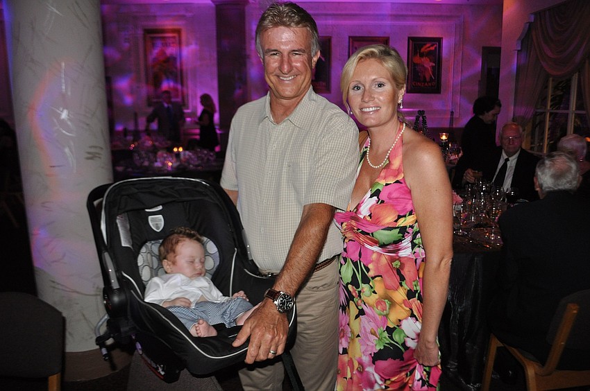 Rich and Mariah Walters brought their 3-month-old son, Dylan, to the gala.
