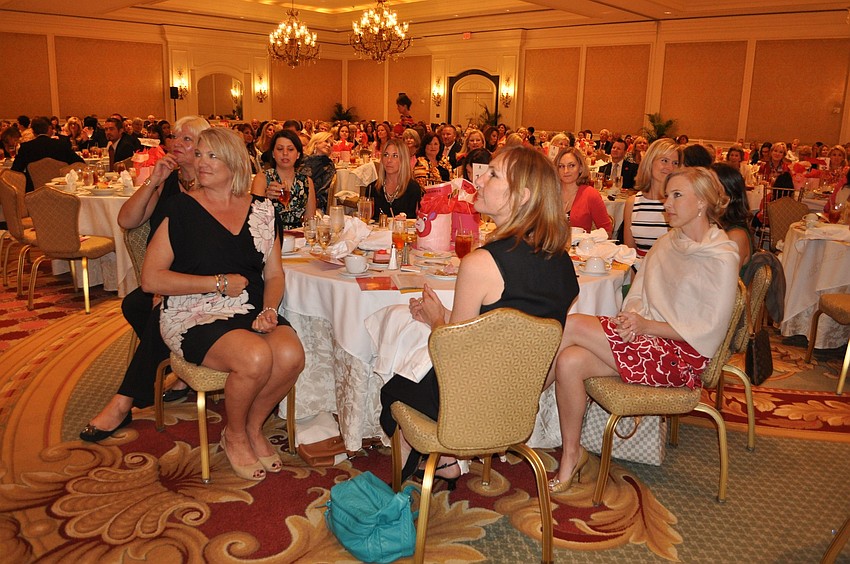 A table of Observer Group women at the 25th Celebration Luncheon.