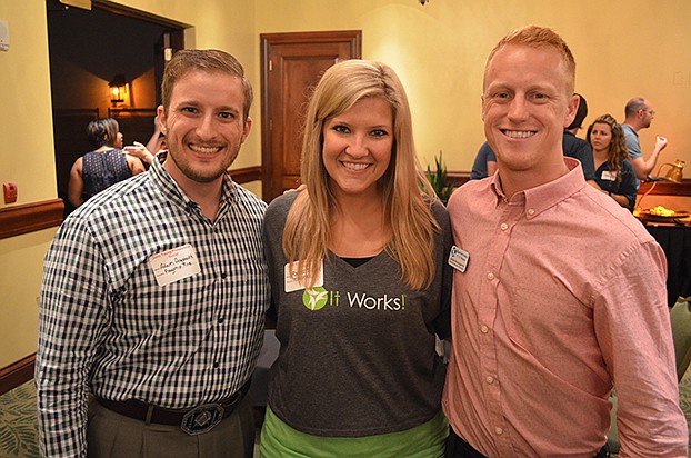 Adam Angstadt, Rachel Blake and Jordan Hoopingarner