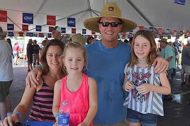 Angie and Ty Brauch with their daughters, Ella and Mya