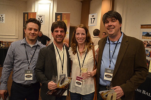 Billy Hortenstine, James Byrne with Kathryn and Nate Howell