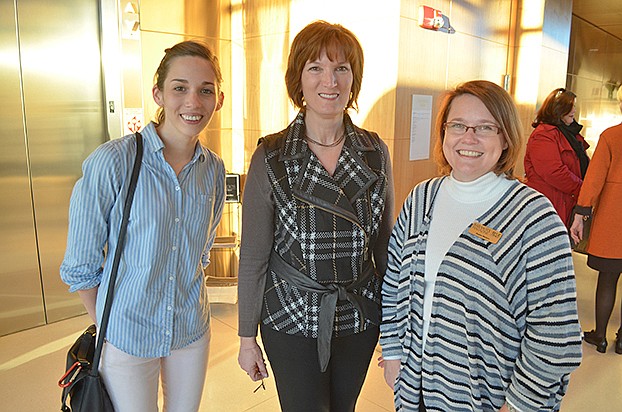 Caitlin Burns, Gigi Ortwein and Regina Walters