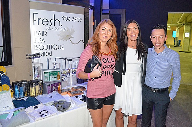 Caryn Rose, Ashley Guttridge and Eduardo Anaya