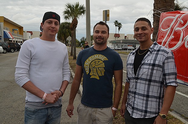 Dave M., Wes H. and Mark Martin