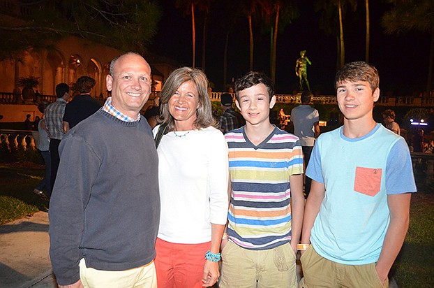 David and Angie Clendoning with their sons, Ryan and Tate