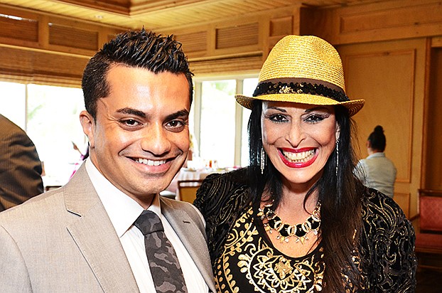 Filippo Ferretti and entertainer Sheri Nadelman