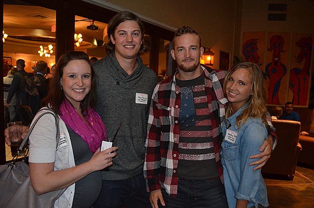 Erica and Tony Parrish, Hampus Hedlund and Heather Young