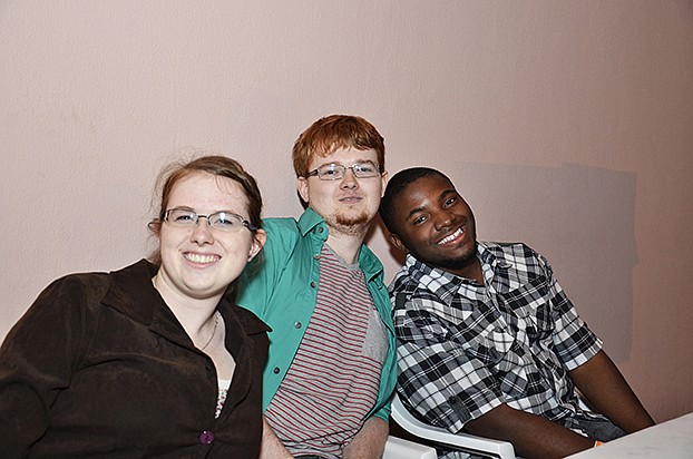 Erika Folk, Ian McNair and Devin Franklin