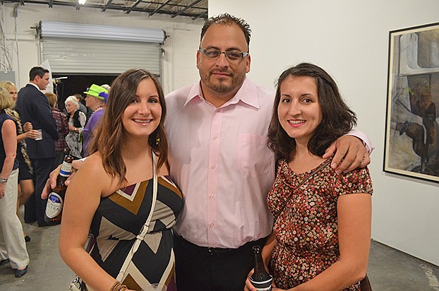 Gina DeVolpe, Bonifacio Caro and Janelle DellaVolpe
