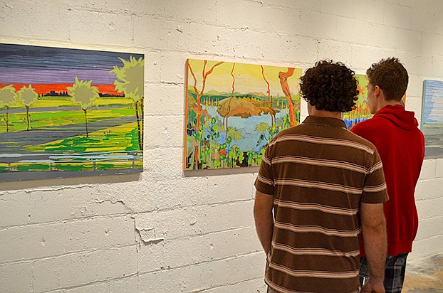 Guests explore the Ice House